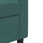 vidaXL Canapea cu 2 locuri, verde închis, 140 cm, catifea vidaXL Canapea cu 2 locuri, verde închis, 140 cm, catifea
