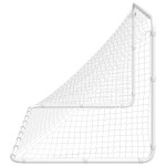 vidaXL Poartă de fotbal, alb, 122x81x81 cm, oțel vidaXL Poartă de fotbal, alb, 122x81x81 cm, oțel