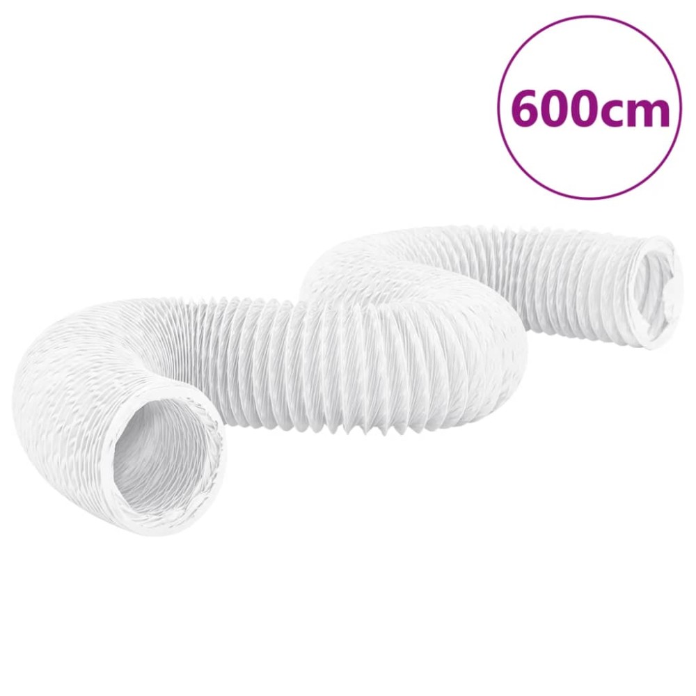 vidaXL Conductă de evacuare, 6 m, Ø20 cm, PVC