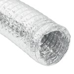 vidaXL Conductă de ventilație, 6 m, Ø12,5 cm, aluminiu vidaXL Conductă de ventilație, 6 m, Ø12,5 cm, aluminiu