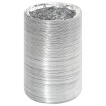 vidaXL Conductă de ventilație, 6 m, Ø20 cm, aluminiu vidaXL Conductă de ventilație, 6 m, Ø20 cm, aluminiu
