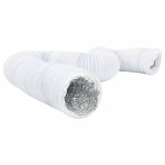 vidaXL Conductă de ventilație, 6 m, Ø10 cm, aluminiu și PVC vidaXL Conductă de ventilație, 6 m, Ø10 cm, aluminiu și PVC