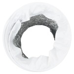 vidaXL Conductă de ventilație, 6 m, Ø10 cm, aluminiu și PVC vidaXL Conductă de ventilație, 6 m, Ø10 cm, aluminiu și PVC