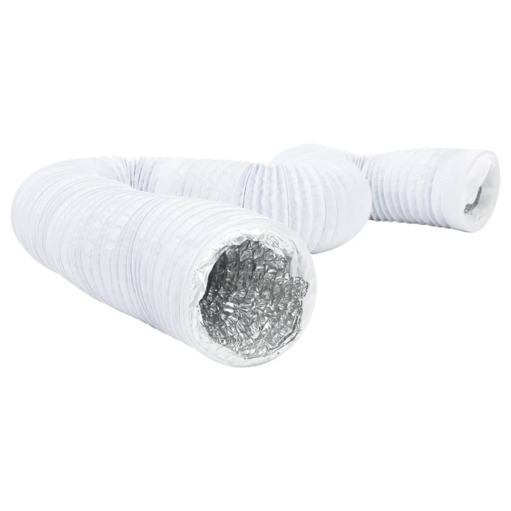 vidaXL Conductă de ventilație, 6 m, Ø15 cm, aluminiu și PVC