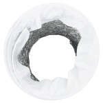 vidaXL Conductă de ventilație, 6 m, Ø20 cm, aluminiu și PVC vidaXL Conductă de ventilație, 6 m, Ø20 cm, aluminiu și PVC