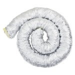 vidaXL Conductă de ventilație izolată, 6 m, Ø10 cm, aluminiu vidaXL Conductă de ventilație izolată, 6 m, Ø10 cm, aluminiu