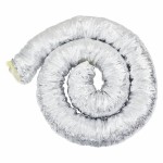 vidaXL Conductă de ventilație izolată, 6 m, Ø12,5 cm, aluminiu vidaXL Conductă de ventilație izolată, 6 m, Ø12,5 cm, aluminiu
