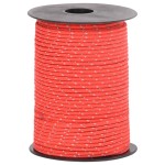 vidaXL Funie pentru cort cu benzi reflectorizante și chei, 50 m, 3 mm vidaXL Funie pentru cort cu benzi reflectorizante și chei, 50 m, 3 mm