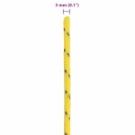 vidaXL Funie pentru cort cu benzi reflectorizante și chei, 50 m, 3 mm vidaXL Funie pentru cort cu benzi reflectorizante și chei, 50 m, 3 mm