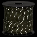 vidaXL Funie pentru cort cu benzi reflectorizante și chei, 50 m, 4 mm vidaXL Funie pentru cort cu benzi reflectorizante și chei, 50 m, 4 mm