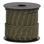 vidaXL Funie pentru cort cu benzi reflectorizante și chei, 50 m, 4 mm vidaXL Funie pentru cort cu benzi reflectorizante și chei, 50 m, 4 mm