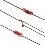 vidaXL Funie pentru cort cu benzi reflectorizante și chei, 50 m, 4 mm vidaXL Funie pentru cort cu benzi reflectorizante și chei, 50 m, 4 mm