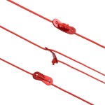 vidaXL Funie pentru cort cu benzi reflectorizante și chei, 50 m, 4 mm vidaXL Funie pentru cort cu benzi reflectorizante și chei, 50 m, 4 mm