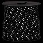 vidaXL Funie pentru cort cu benzi reflectorizante și chei, 50 m, 4 mm vidaXL Funie pentru cort cu benzi reflectorizante și chei, 50 m, 4 mm