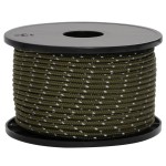 vidaXL Funie pentru cort cu benzi reflectorizante și chei, 50 m, 5 mm vidaXL Funie pentru cort cu benzi reflectorizante și chei, 50 m, 5 mm
