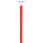 vidaXL Funie pentru cort cu benzi reflectorizante și chei, 50 m, 5 mm vidaXL Funie pentru cort cu benzi reflectorizante și chei, 50 m, 5 mm