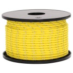 vidaXL Funie pentru cort cu benzi reflectorizante și chei, 50 m, 5 mm