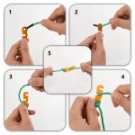 vidaXL Funie pentru cort cu chei reflectorizante, 8 buc., 4 m, 4 mm vidaXL Funie pentru cort cu chei reflectorizante, 8 buc., 4 m, 4 mm
