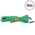vidaXL Funie pentru cort cu chei reflectorizante, 8 buc., 4 m, 4 mm vidaXL Funie pentru cort cu chei reflectorizante, 8 buc., 4 m, 4 mm