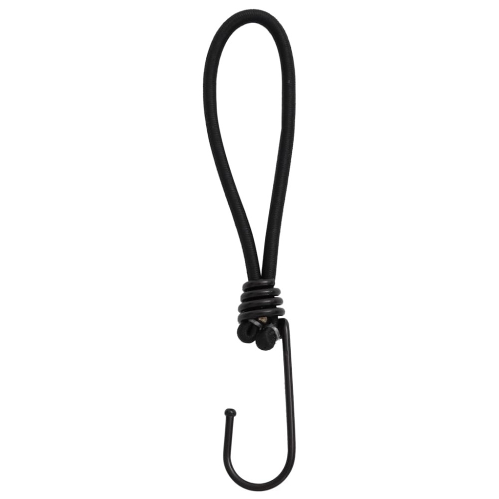 vidaXL Funie elastică cu cârlige, 50 buc., 17 cm