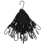 vidaXL Funie elastică cu cârlige, 50 buc., 17 cm vidaXL Funie elastică cu cârlige, 50 buc., 17 cm