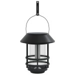 vidaXL Lămpi solare exterior de perete 2 buc. alb cald, lumină flacără