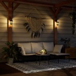 vidaXL Felinare solare de perete de exterior 4 buc. alb