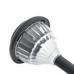 vidaXL Lămpi solare alei cu țăruși de pământ 4 buc., alb cald și RGB