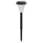 vidaXL Lămpi solare alei cu țăruși de pământ 12 buc., alb