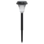 vidaXL Lămpi solare alei cu țăruși de pământ 12 buc., alb