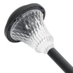 vidaXL Lămpi solare alei cu țăruși de pământ 12 buc., alb