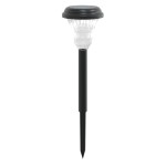 vidaXL Lămpi solare alei cu țăruși de pământ 12 buc., alb