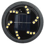 vidaXL Lămpi solare cu țăruși de sol pentru exterior, 12 buc. alb cald