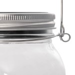 vidaXL Lampă solară din sticlă pentru exterior, 12 buc., alb cald