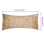 vidaXL Plasă de camuflaj cu geantă de depozitare, nisipiu, 312x140 cm vidaXL Plasă de camuflaj cu geantă de depozitare, nisipiu, 312x140 cm