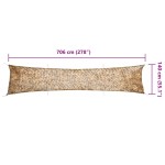 vidaXL Plasă de camuflaj cu geantă de depozitare, nisipiu, 706x140 cm vidaXL Plasă de camuflaj cu geantă de depozitare, nisipiu, 706x140 cm