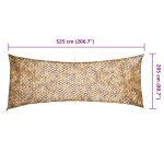 vidaXL Plasă de camuflaj cu geantă de depozitare, nisipiu, 525x205 cm vidaXL Plasă de camuflaj cu geantă de depozitare, nisipiu, 525x205 cm