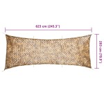 vidaXL Plasă de camuflaj cu geantă de depozitare, nisipiu, 623x203 cm vidaXL Plasă de camuflaj cu geantă de depozitare, nisipiu, 623x203 cm