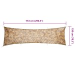 vidaXL Plasă de camuflaj cu geantă de depozitare, nisipiu, 753x199 cm