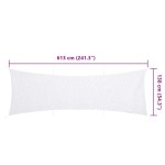 vidaXL Plasă de camuflaj cu geantă de depozitare, alb, 613x138 cm vidaXL Plasă de camuflaj cu geantă de depozitare, alb, 613x138 cm