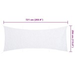 vidaXL Plasă de camuflaj cu geantă de depozitare, alb, 721x294 cm vidaXL Plasă de camuflaj cu geantă de depozitare, alb, 721x294 cm