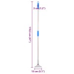 vidaXL Mânere pentru racletă de podea 5 buc. 119,5 cm oțel și plastic vidaXL Mânere pentru racletă de podea 5 buc. 119,5 cm oțel și plastic