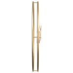 vidaXL Ceas de perete, auriu, 50 cm, fier vidaXL Ceas de perete, auriu, 50 cm, fier