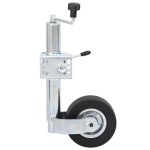 vidaXL Roată manevră de remorcă, clemă despicată 60 mm oțel galvanizat vidaXL Roată manevră de remorcă, clemă despicată 60 mm oțel galvanizat