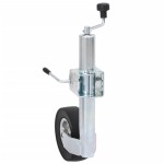 vidaXL Roată manevră de remorcă, clemă despicată 60 mm oțel galvanizat vidaXL Roată manevră de remorcă, clemă despicată 60 mm oțel galvanizat