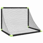 vidaXL Poartă de fotbal pentru copii, pliabilă, negru, 90x64x64 cm vidaXL Poartă de fotbal pentru copii, pliabilă, negru, 90x64x64 cm