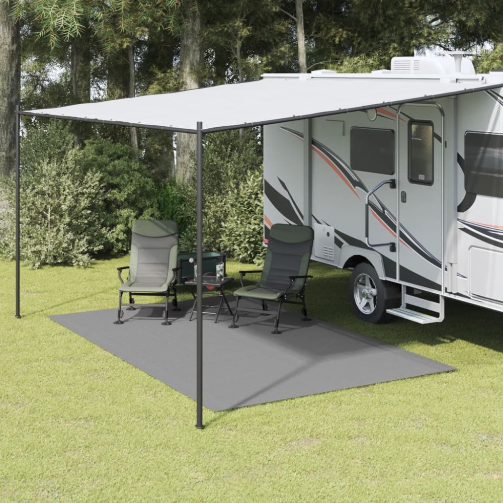 vidaXL Covor pentru cort, antracit, 4x2,5 m