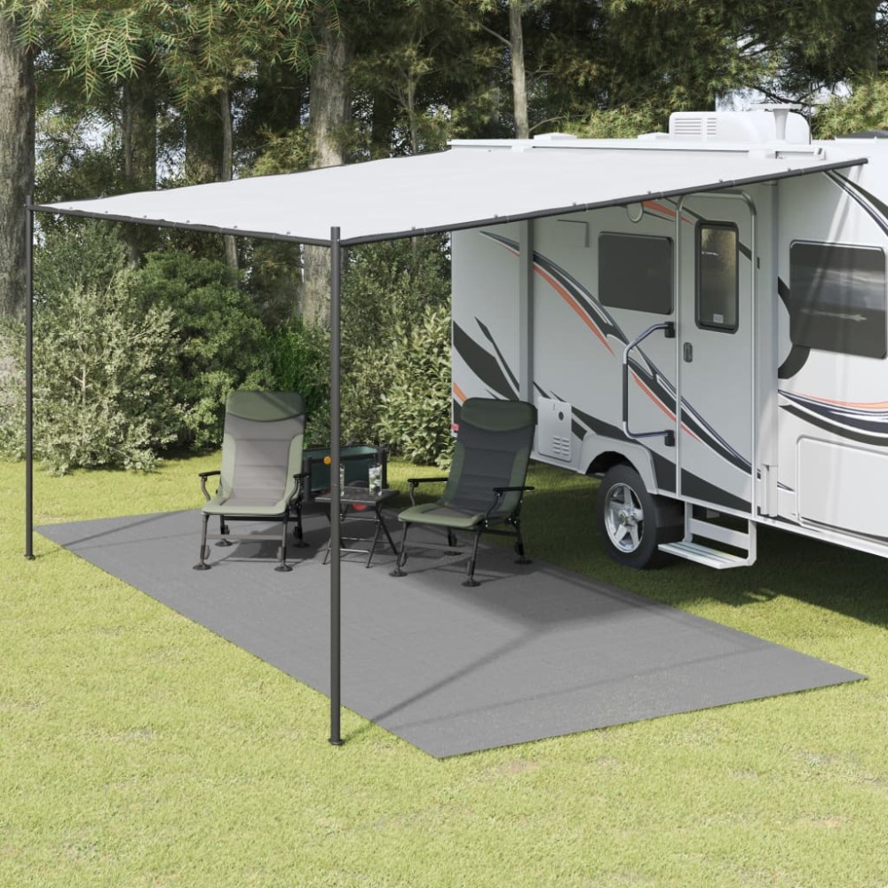 vidaXL Covor pentru cort, antracit, 5,5x2,5 m