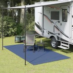 vidaXL Covor pentru cort, albastru, 4x2 m vidaXL Covor pentru cort, albastru, 4x2 m