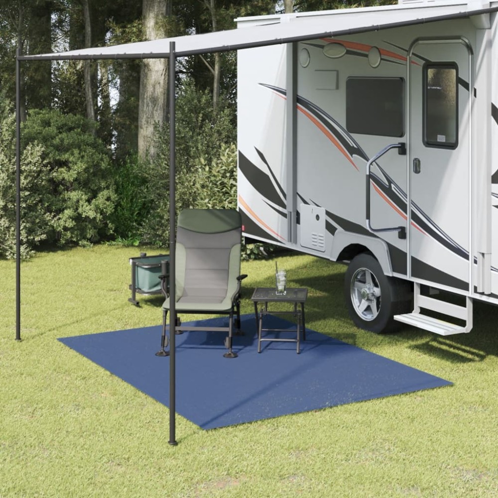 vidaXL Covor pentru cort, albastru, 2,5x2 m